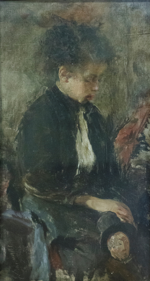 Little model, 1874-80 (oil on canvas)