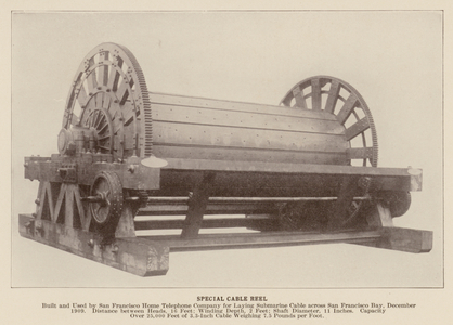 Special Cable Reel (b/w photo)