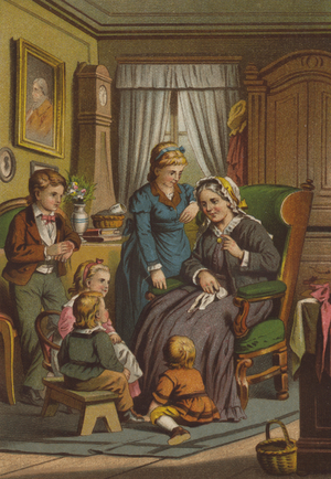 The tale of withered roses (chromolitho)