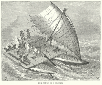 The Canoe in a Breeze (engraving)