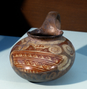 Tarascan funerary jar, Late Post-Classic period (1300-1521) (ceramic)