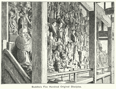 Buddha's Five Hundred Original Disciples (engraving)