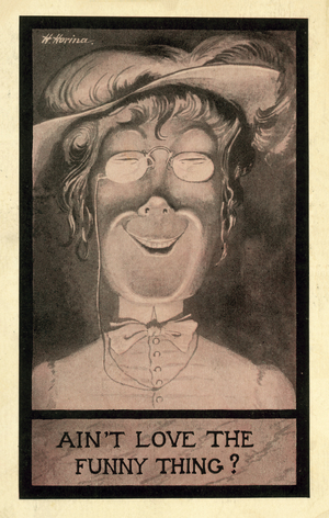 Ain't love the funny thing? (litho)