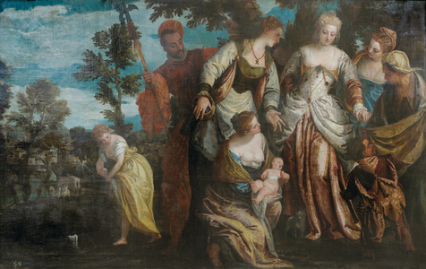 The Finding of Moses (oil on canvas)