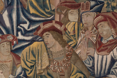 The Redemption of Man tapestry (textile)