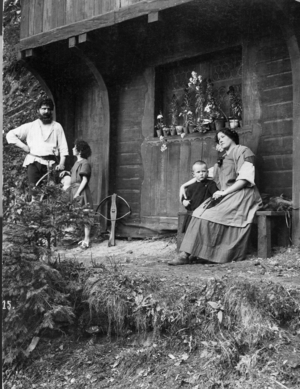 The performance 'Wilhelm Tell' (b/w photo)