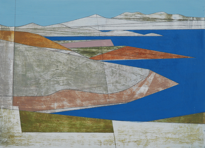 Attica Headlands 2, 2010 (acrylic on plywood) 
