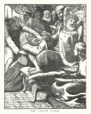 The Unjust Judge (engraving)