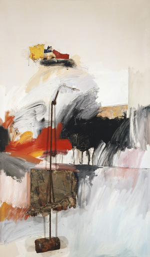 Rigger, 1961 (mixed media on canvas)