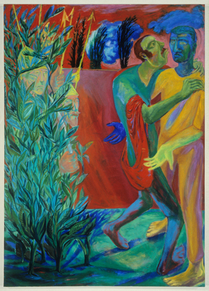 The Betrayal, 1991 (oil on linen)