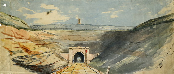 Haywards Heath Tunnel, South, 1842 (w/c on paper)