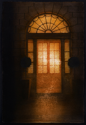 At the Dentist (w/c on paper)