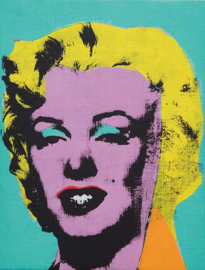 Marilyn, 1962 (acrylic and silkscreen ink on linen)