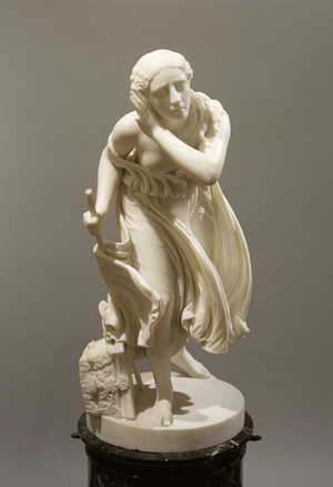 Nydia, The Blind Flower Girl of Pompeii, c.1888 (marble)