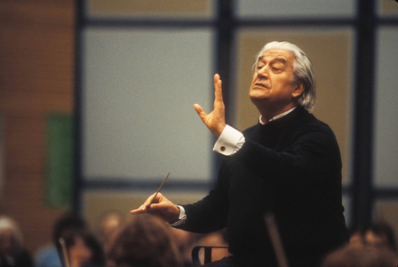 Sergiu Celibidache 1912 1996, Conductor 1979 1996 General Music Director of the Munich Philharmonic, …, 1985 (photo)