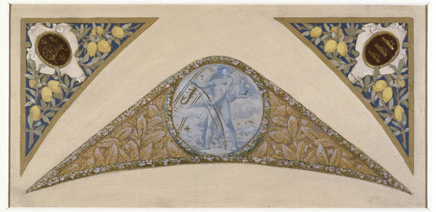 Sketch for the Fêtes staircase at Paris City Hall: Cancer, between 1888 and 1898 (oil)
