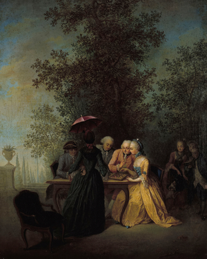 La Partie de dames, ca. 1765 (painting)