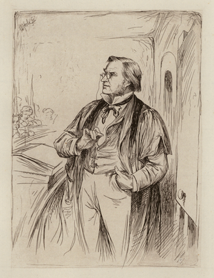 Simon Somerville Laurie, Professor of the Theory, History, and Practice of Education (engraving)