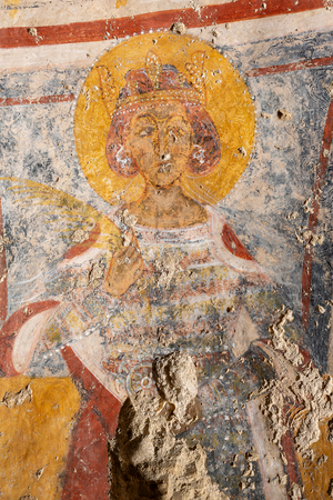 St. Catherine of Alexandria, 11th-16th century (fresco)