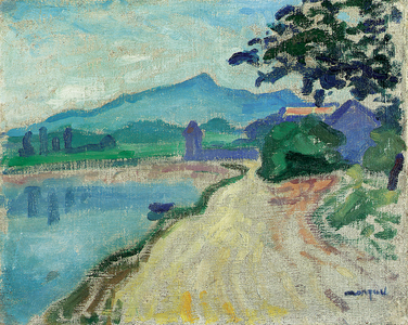 Environs de Saint-Jean-de-Luz, le Matin (oil on canvas)