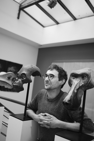 Portrait of Quentin Garel (b/w photo, February 27, 2020)