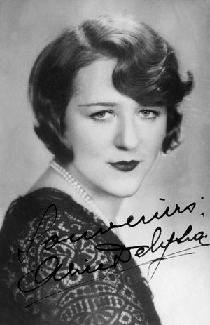 Alice Delysia, signed portrait