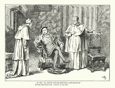 Shakespeare: King Henry VIII (litho)