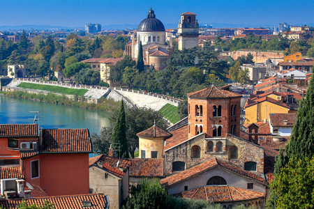 Church of Santo Stefano. Verona