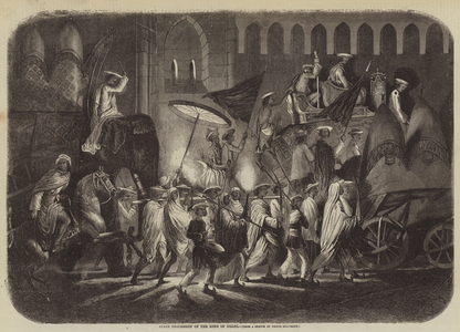 State Procession of the King of Delhi (engraving)
