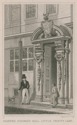 Painter Stainer's Hall, Little Trinity Lane, London (engraving)