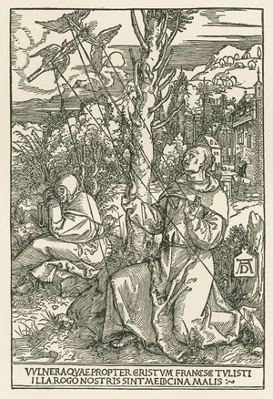 Saint Francis receiving the Stigmata, c.1503-04 (woodcut)