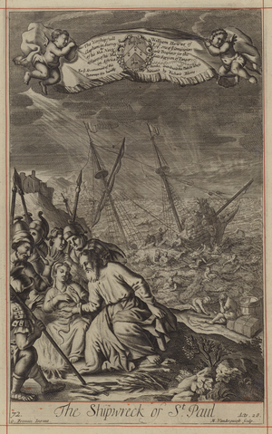 The Shipwreck of St Paul (engraving)