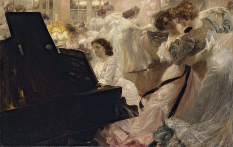 Bal blanc, in 1903 (oil on canvas)