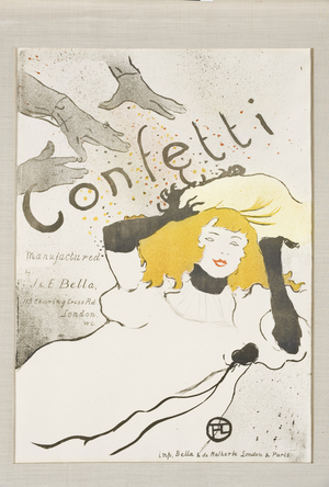 Confetti, 1894 (colour litho)