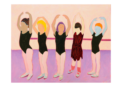 Corp de ballet, 2011 (oil on canvas)