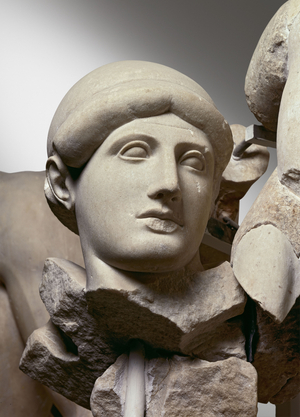 Theseus' head,  -470 (Marble)
