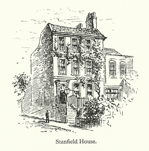 London houses: Stanfield House (engraving)