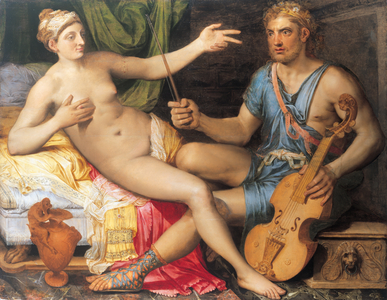 Venus and Mars (oil on panel)