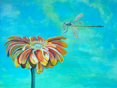 Solitude, 2023 (acrylic on canvas)
