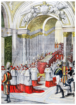The death of Pope Leo XIII, 1903