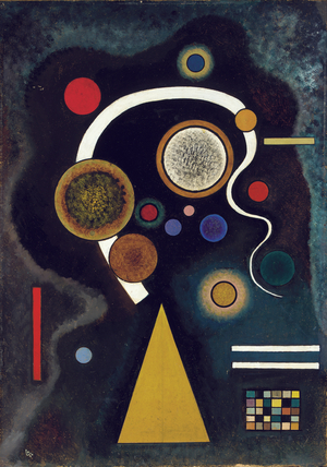 Launischer Strich, 1924 (oil on board)