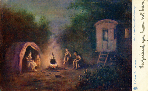 A gypsy encampment