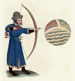 John Gower (coloured engraving)