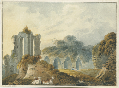 Croxden Abbey: water colour painting, 1831 (painting)