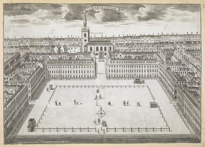 St James's Square, London, from the series 'London Described; or Perspective Views and Elevations of Noted Buildings', 1728 (engraving)