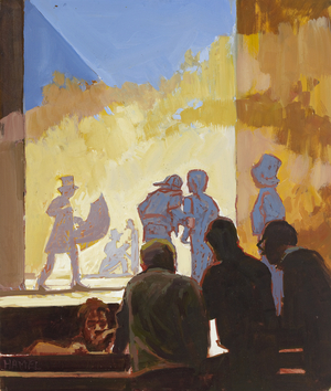 Oliver, The Conductor and Musical Directors, 2009 (oil on panel)