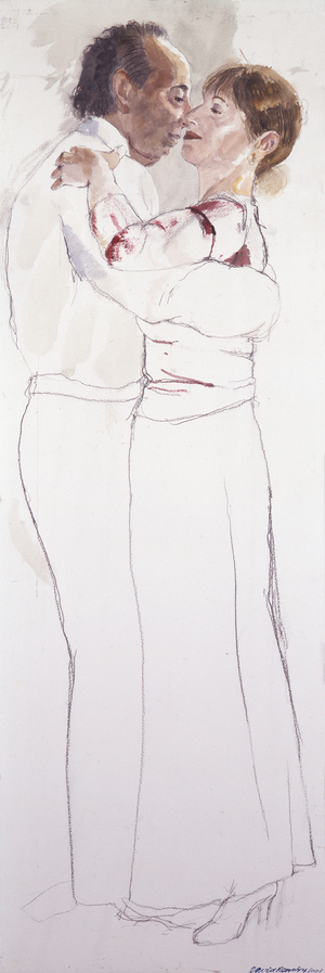 Stanley & Phyllis Bard, 2001 (watercolour)