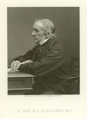 W E Gladstone (engraving)
