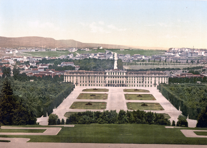 Schoenbrunn Castle, Vienna, Austro-Hungary  1900