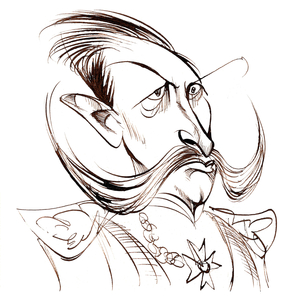 William the Second, emperor of Germany; King of Prussia (1859-1941); caricature